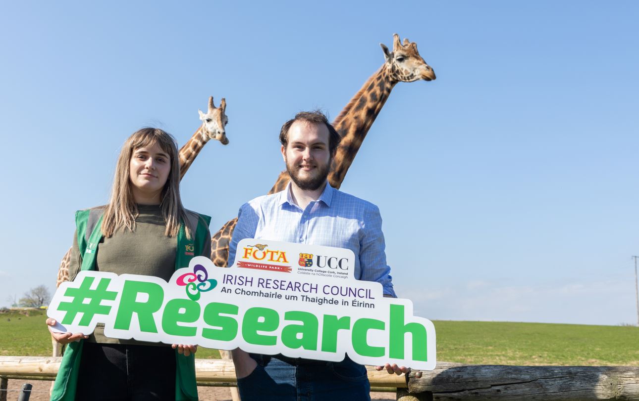Funding Award Granted to Fota Wildlife Park and University College Cork from the Irish Research Council for collaborative research projects