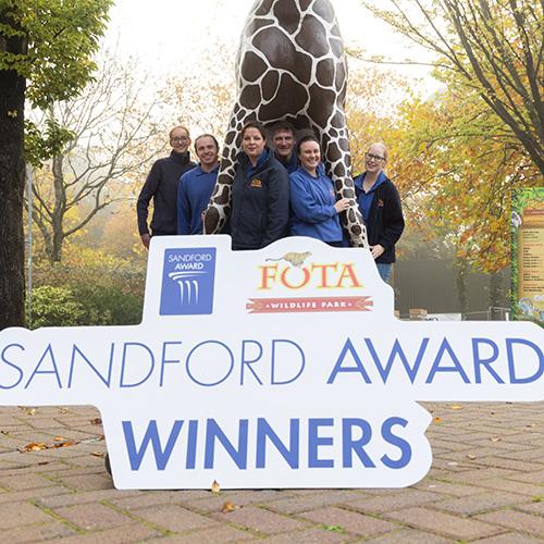 Fota Wildlife Park awarded fourth consecutive Sandford Award for excellence in Heritage Education